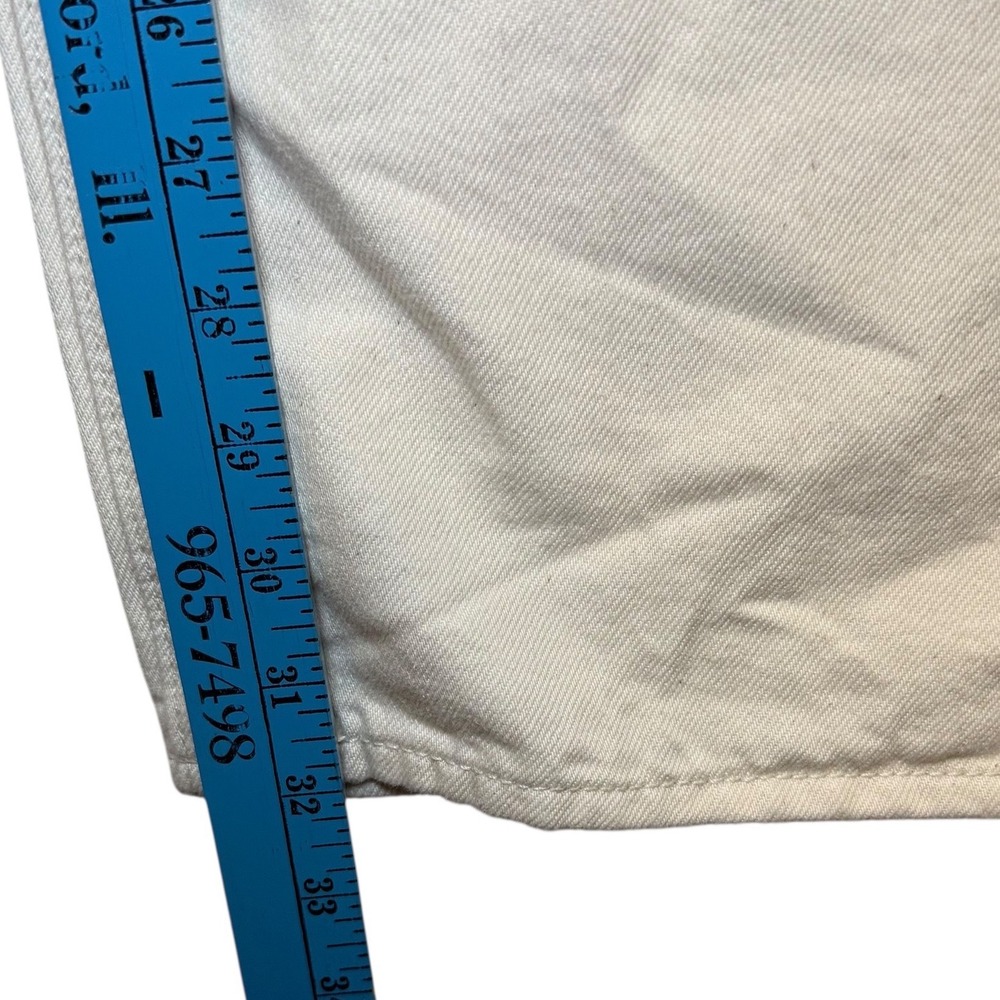 Sky-Hi Wide Leg Cargo Pants Cream Off White Speckled Extra High Rise 20 NEW - Picture 7 of 13